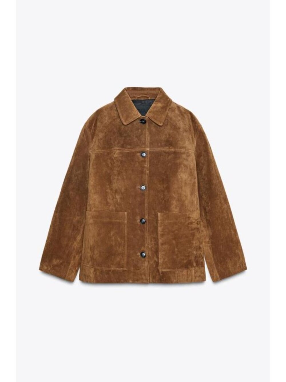 ZARA ZW COLLECTION LIMITED EDITION SUEDE LEATHER JACKET - Picture 4 of 6